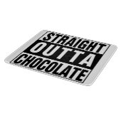 Straight Outta Chocolate Snijplank (Hoek)