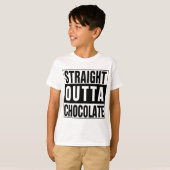Straight Outta Chocolate T-shirt (Voorkant volledig)