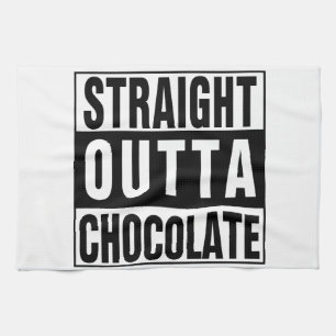 Straight Outta Chocolate Theedoek