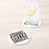 Straight Outta Chocolate Zandsteen Onderzetter (Zijkant)