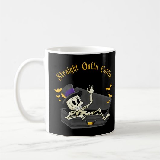 Straight Outta Coffin Koffiemok (Links)