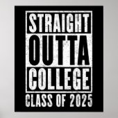 Straight Outta College 2025 (noodlijdend) Poster (Voorkant)
