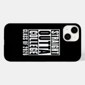 Straight Outta College Class of 2026 Case-Mate iPhone Case (Achterkant (horizontaal))