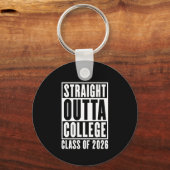 Straight Outta College Class of 2026 Sleutelhanger (Voorkant)