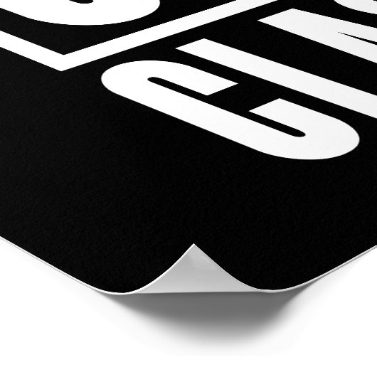 Straight Outta College Klasse van 2025 Poster (Hoek)