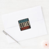 Straight Outta Conway Arkansas AR Vierkante Sticker (Envelop)