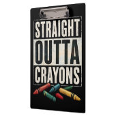 Straight Outta Crayons Klembord (Links)