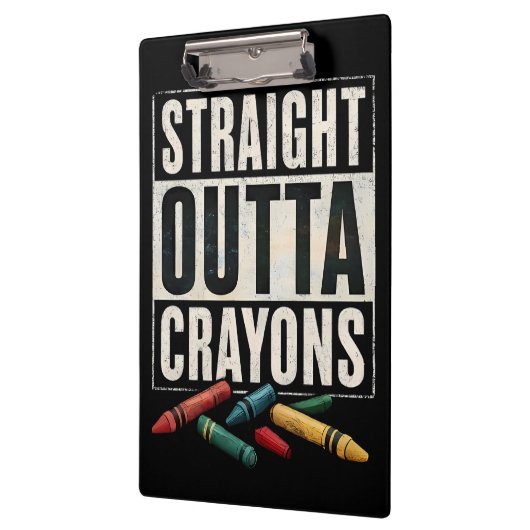Straight Outta Crayons Klembord (Links)