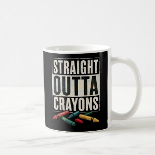 Straight Outta Crayons Koffiemok