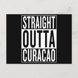 straight outta Curacao Briefkaart