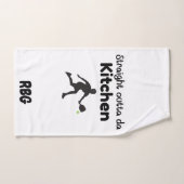 Straight Outta Da Kitchen – Pickleball Humor Handdoek (Handdoek)