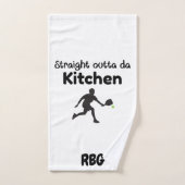 Straight Outta Da Kitchen – Pickleball Humor Handdoek (Handdoek)