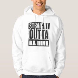 Straight Outta da Rink Hoodie White
