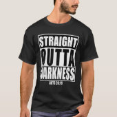 Straight Outta Darkness Bijbelse Verse Design Gift T-shirt (Voorkant)