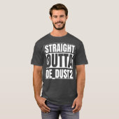 Straight Outta de_Dust2 Strike Gamer Logo T-shirt (Voorkant volledig)