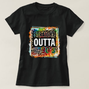 Straight Outta De jaren '90 Stropdas-kleurstof lui T-shirt