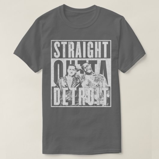 Straight Outta Detroit T-shirt (Design voorkant)