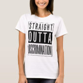 Straight Outta Discriminatie T-shirt (Voorkant)