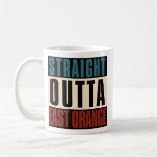 Straight Outta East Sinaasappel New Jersey NJ Vere Koffiemok