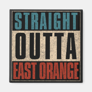 Straight Outta East Sinaasappel New Jersey NJ Vere Magneet