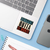Straight Outta El Monte Californië Sticker (Laptop met iPhone)