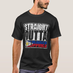 Straight Outta Filippijnse vlag T-shirt