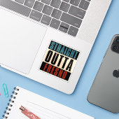 Straight Outta Fresno California CA Sticker (Laptop met iPhone)