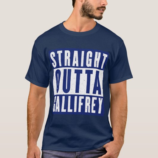 Straight Outta Gallifrey T-shirt (Voorkant)
