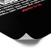 Straight Outta Gods Word John 3 16 Jesus Christeli Poster (Hoek)