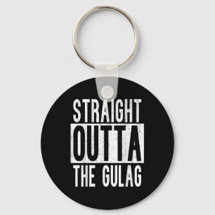 Straight Outta Gulag Squad Team Gamer War Battle R Sleutelhanger