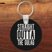 Straight Outta Gulag Squad Team Gamer War Battle R Sleutelhanger (Voorkant)