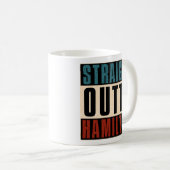 Straight Outta Hamilton Ohio OH Koffiemok (Voorkant rechts)