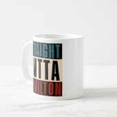 Straight Outta Hamilton Ohio OH Koffiemok (Voorkant links)