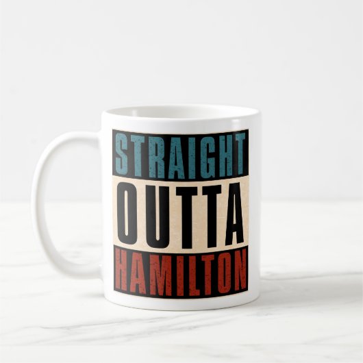 Straight Outta Hamilton Ohio OH Koffiemok (Links)