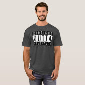 Straight Outta Hamtramck Michigan Oversized T-shirt (Voorkant volledig)