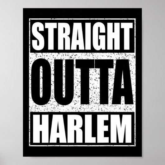 Straight Outta Harlem Poster (Voorkant)