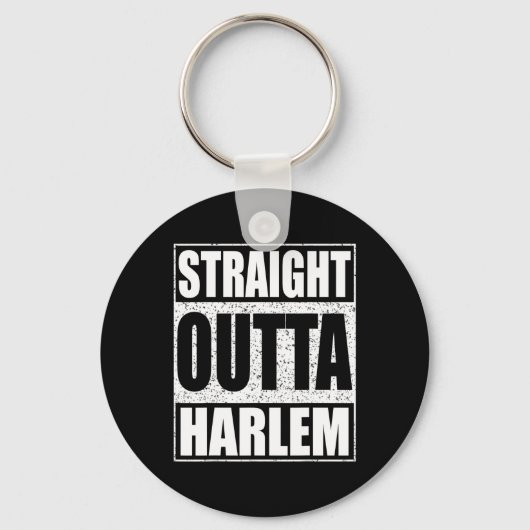 Straight Outta Harlem Sleutelhanger (Voorkant)