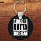 Straight Outta Harlem Sleutelhanger (Voorkant)