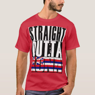 Straight Outta Hawaii State Flag beroemd gemaakt d T-shirt