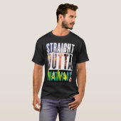 Straight Outta Hawaii  Travel Vacation T-shirt (Voorkant volledig)