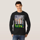 Straight Outta Hawaii  Travel Vacation T-shirt (Voorkant volledig)