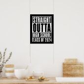 Straight Outta High School 2024 (noodlijdend) Poster (Keuken)