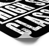 Straight Outta High School 2025 (noodlijdend) Poster (Hoek)