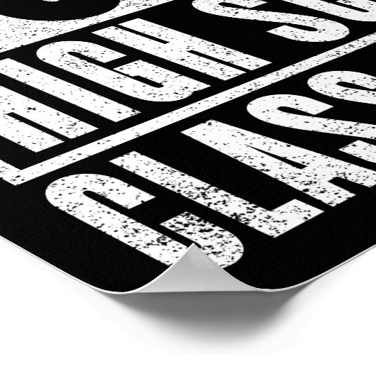 Straight Outta High School 2025 (noodlijdend) Poster (Hoek)