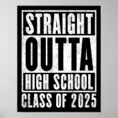 Straight Outta High School 2025 (noodlijdend) Poster (Voorkant)
