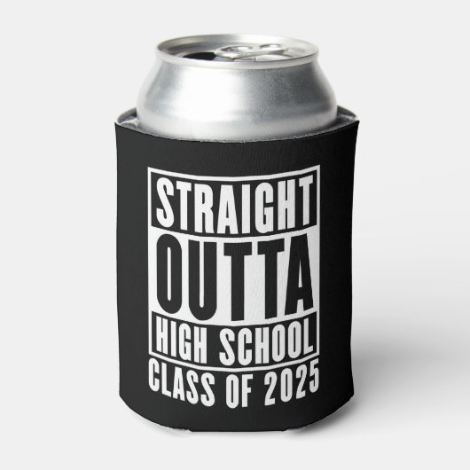 Straight Outta High School Class van 2025 Blikjeskoeler (Blikje Voorkant)