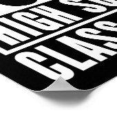 Straight Outta High School Class van 2025 Poster (Hoek)