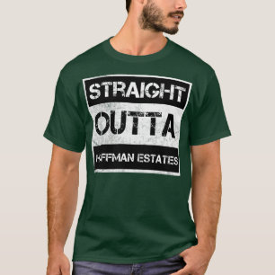 Straight Outta Hoffman Estates dorp Illinois VI T-shirt
