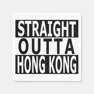 Straight Outta Hong Kong Cocktail Napkins Servetten