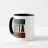 Straight Outta Houston Texas TX Verenigde Staten Mok (Voorkant links)